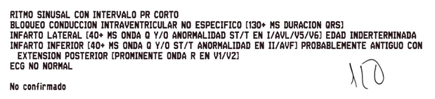 ECG marzo ED05 cardiofamilia machine result